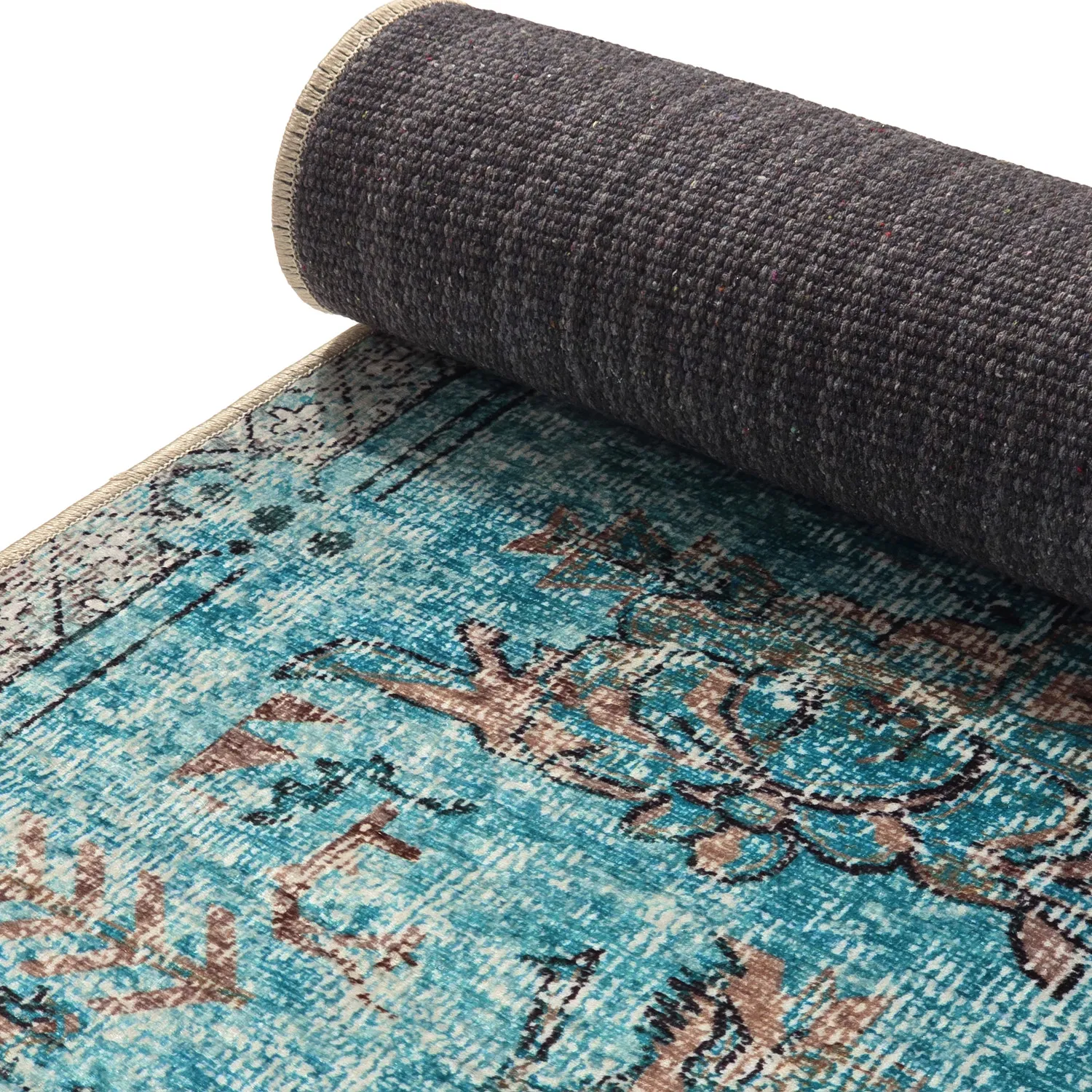 Tapis Wilton - Rosalie (bleu)