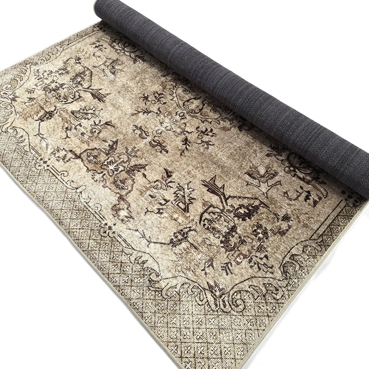 Tapis Wilton - Rosalie (marron)