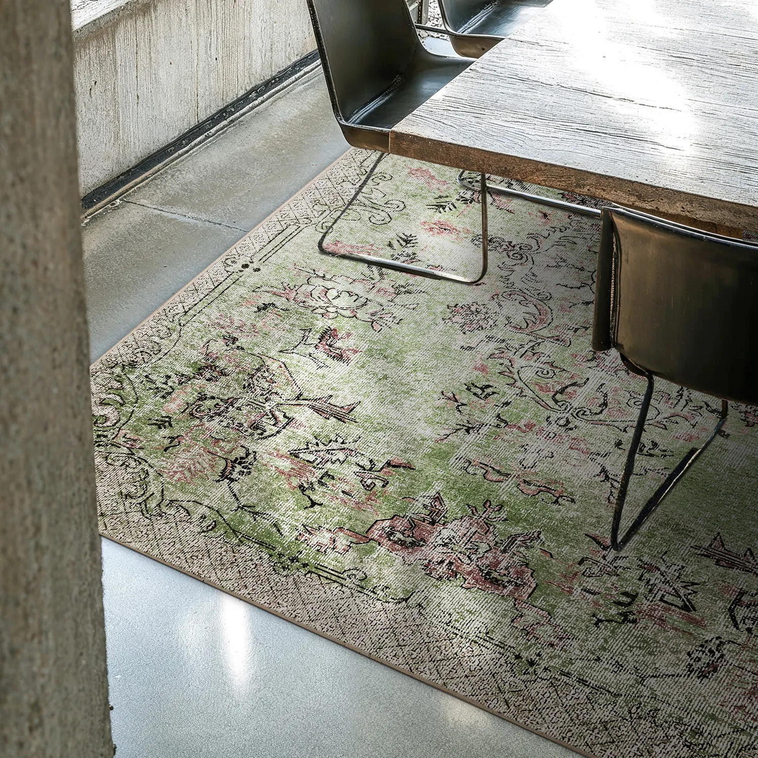 Tapis Wilton - Rosalie (vert)