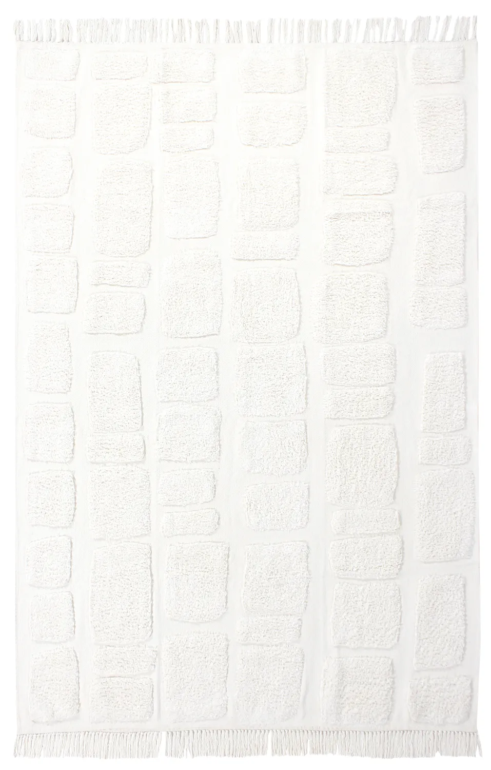 Hochflorteppiche - Salem Natural Cotton Shaggy (offwhite)