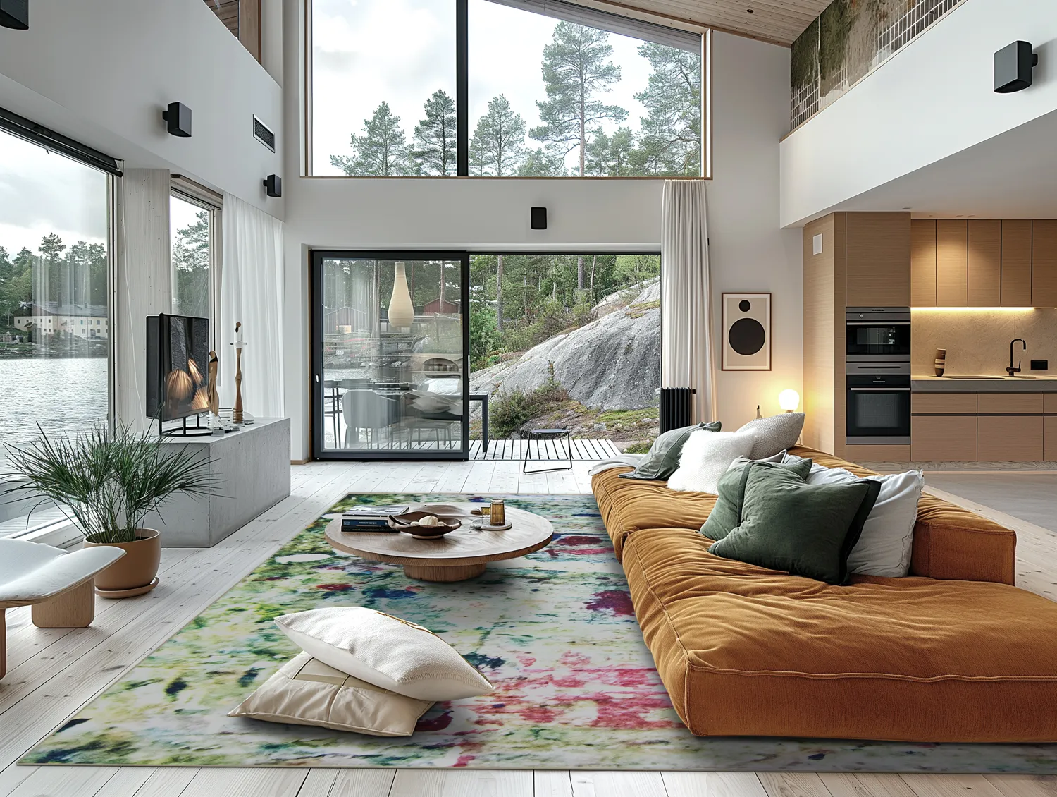 Wilton-Teppich - Satriano Blur (grau/multi)