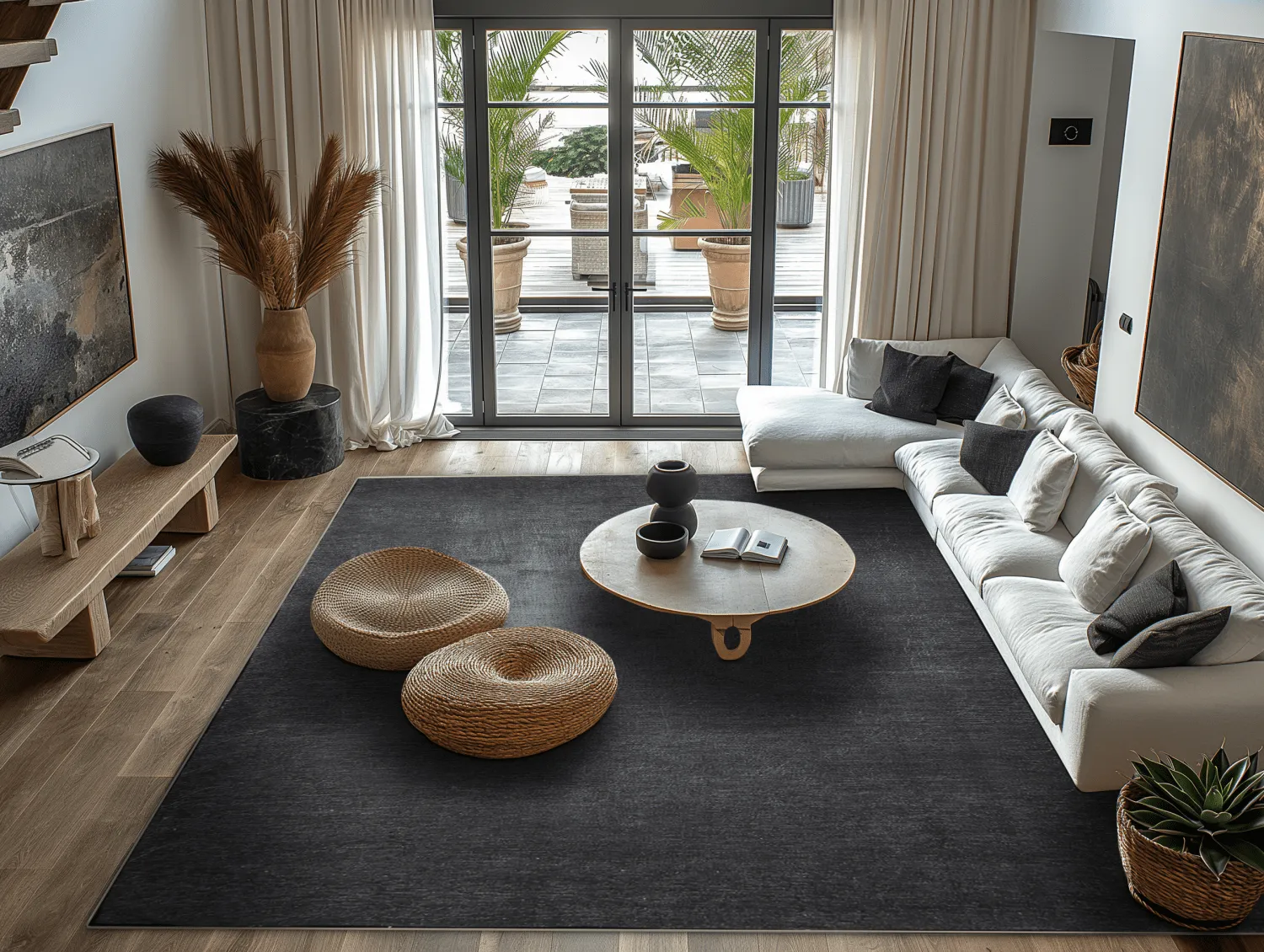 Wilton-Teppich - Serifos (dunkelgrau)