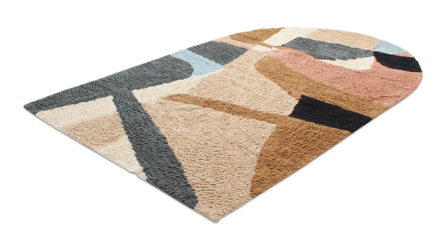 Hochflorteppiche - Sion Natural Cotton Shaggy (multi)