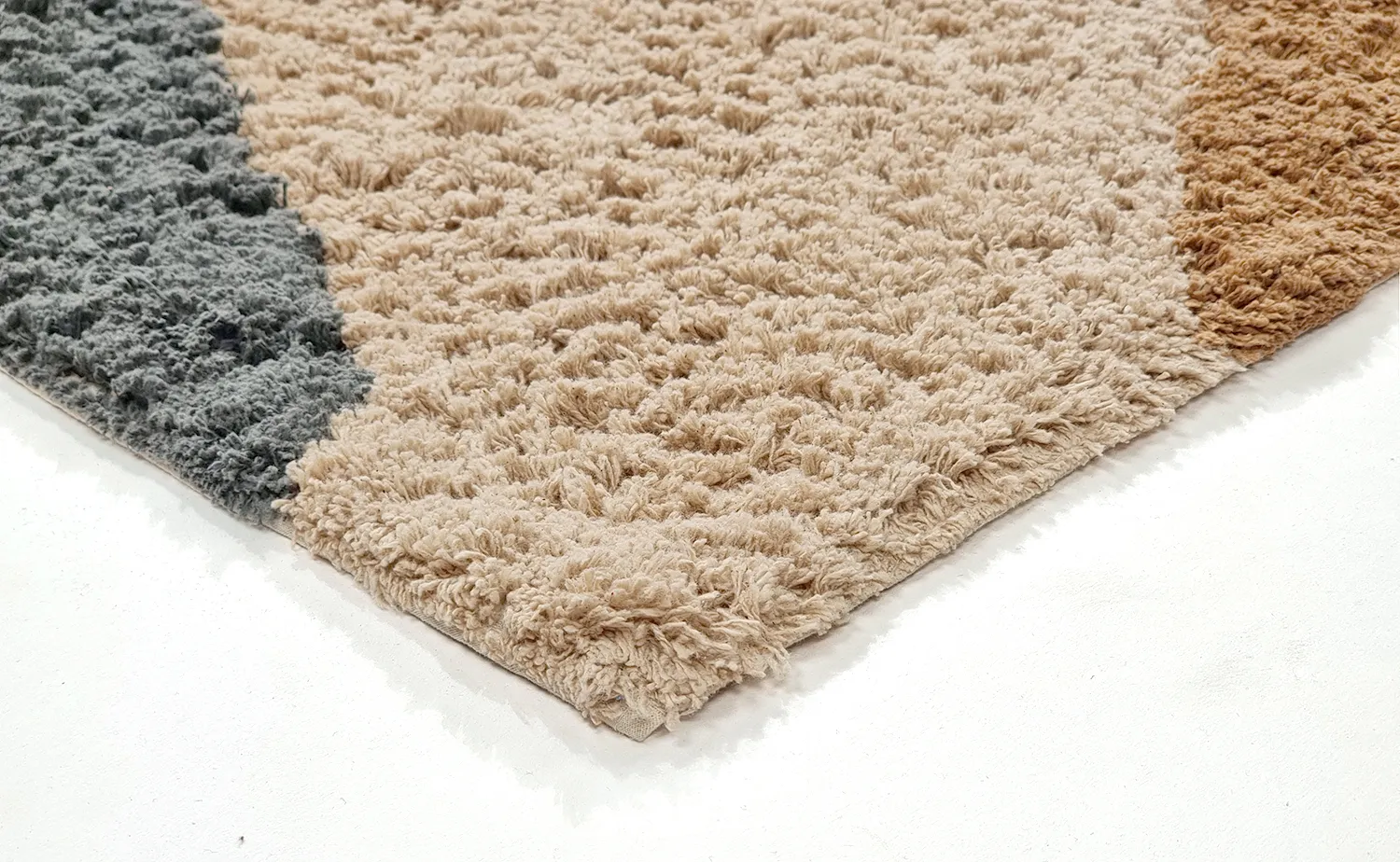 Hochflorteppiche - Sion Natural Cotton Shaggy (multi)