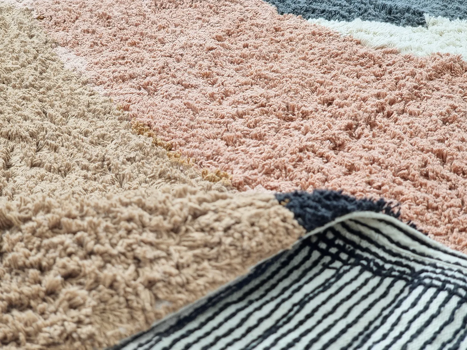 Hochflorteppiche - Sion Natural Cotton Shaggy (multi)