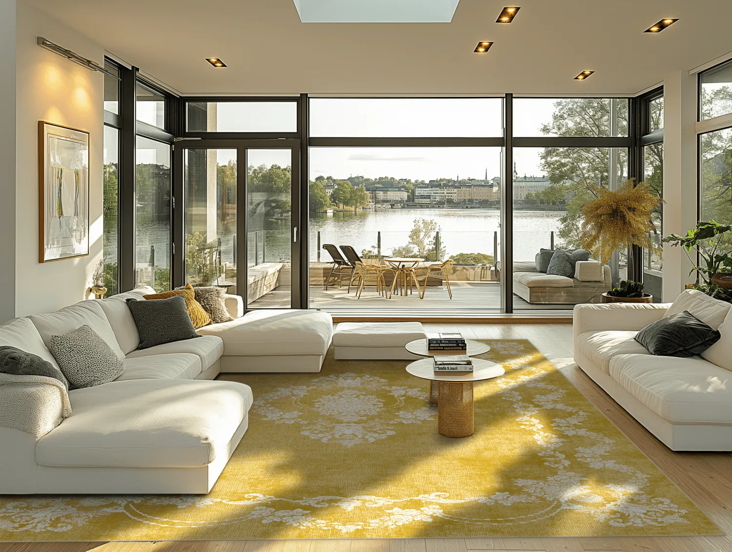 Tapis Wilton - Taknis (jaune)