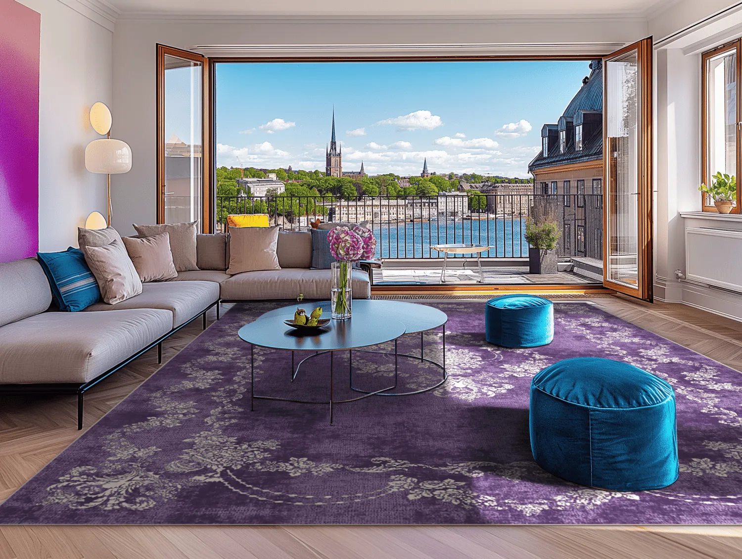 Tapis Wilton - Taknis (violet)