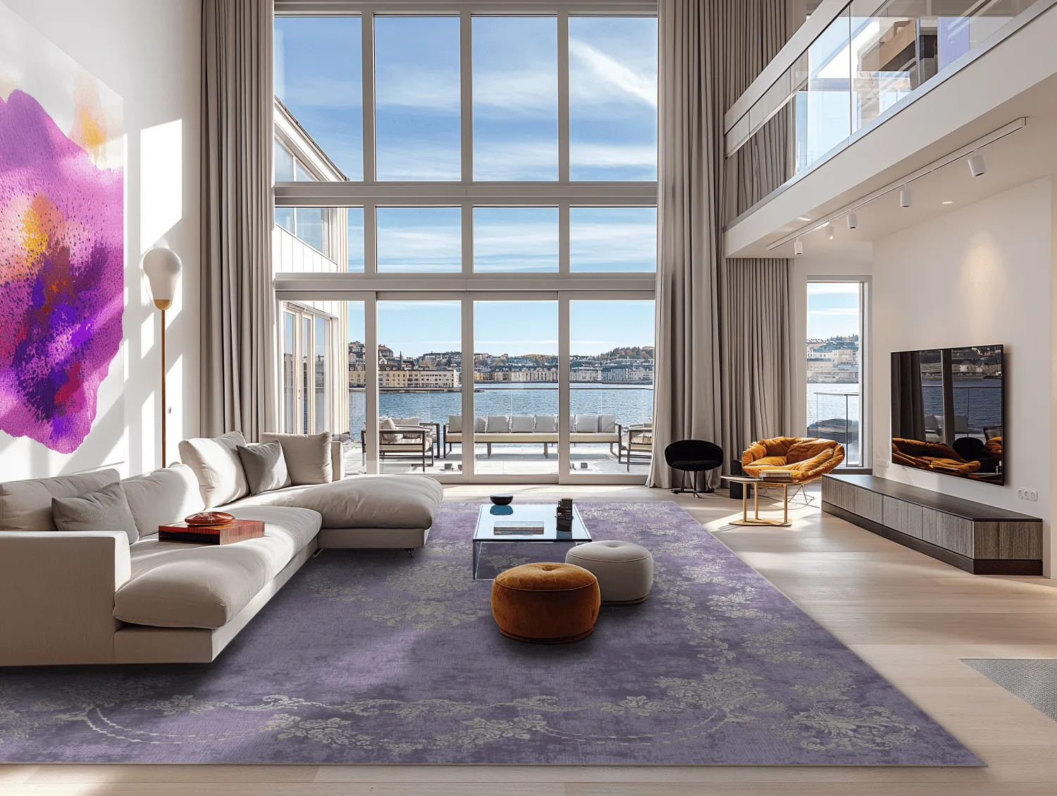 Wilton-Teppich - Taknis (hellviolett)