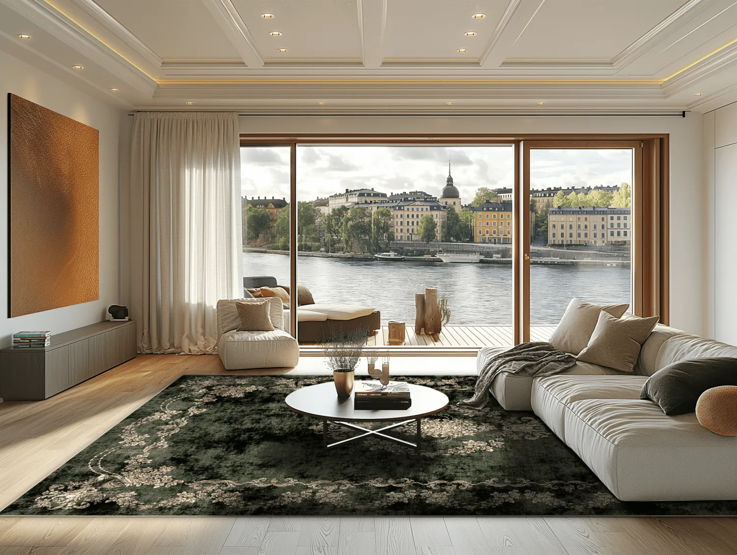 Wilton-Teppich - Taknis (dunkelgrün)