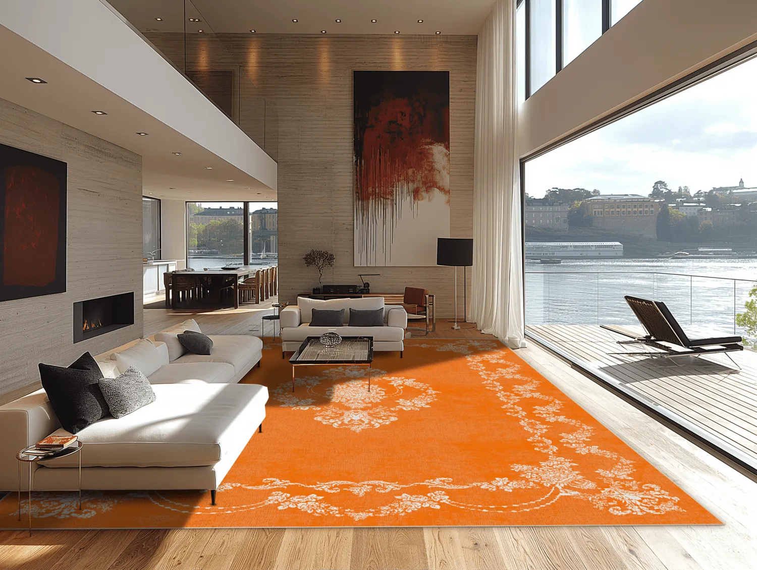 Tapis Wilton - Taknis (orange)