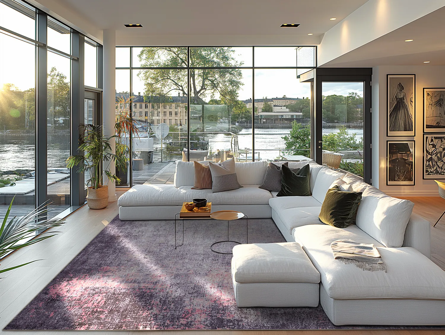 Wilton-Teppich - Tarnos (violett)