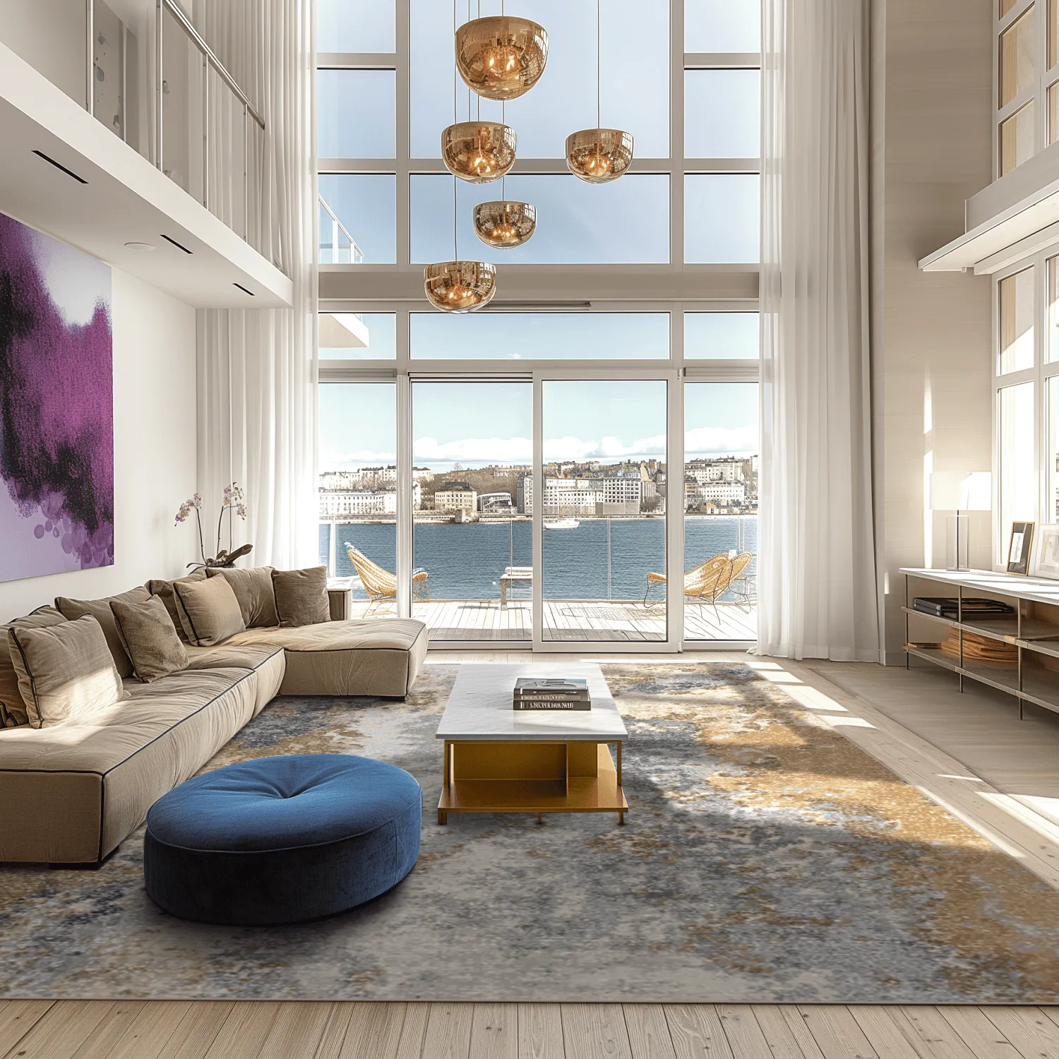 Wilton-Teppich - Travale (grau/bunt)