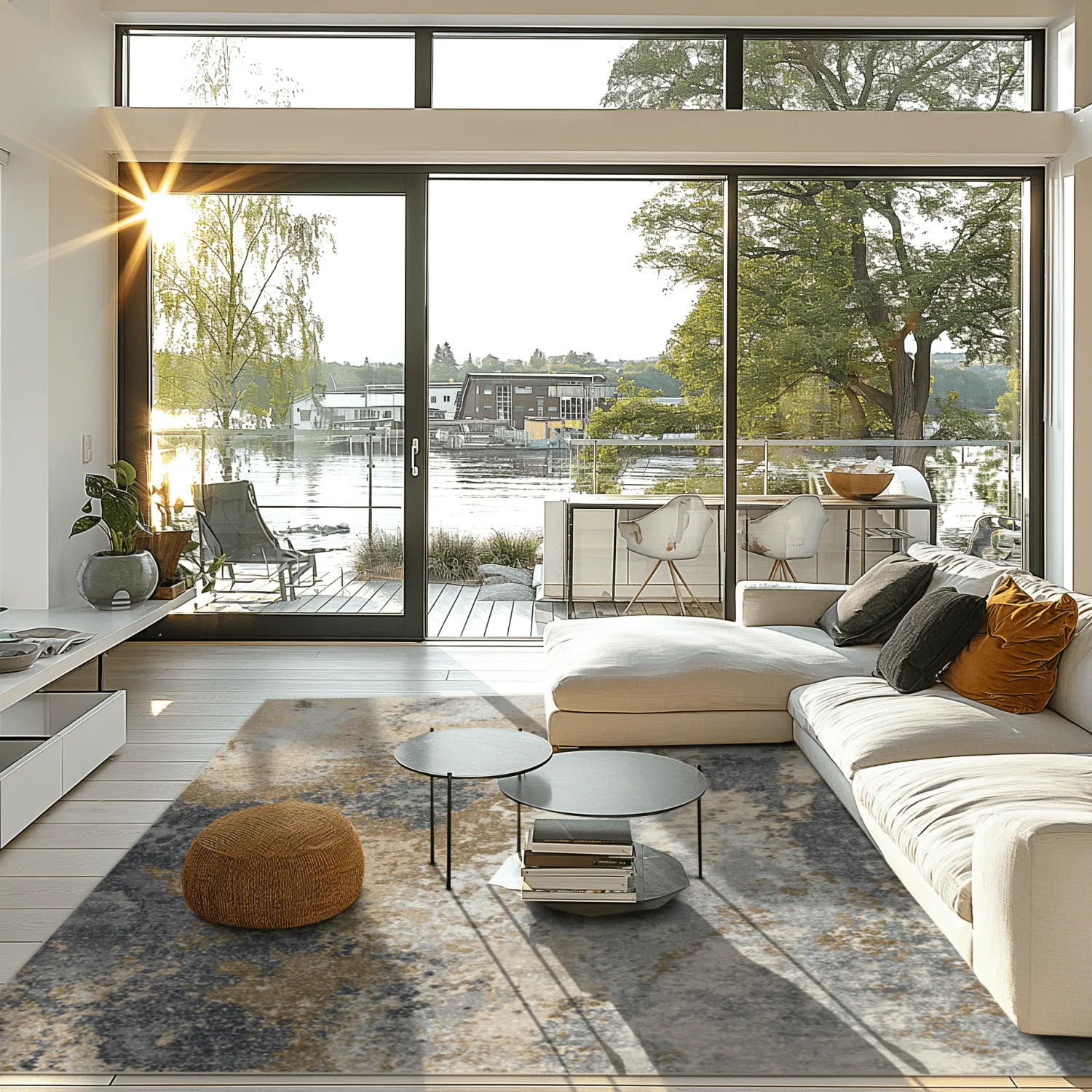 Wilton-Teppich - Travale (grau/bunt)