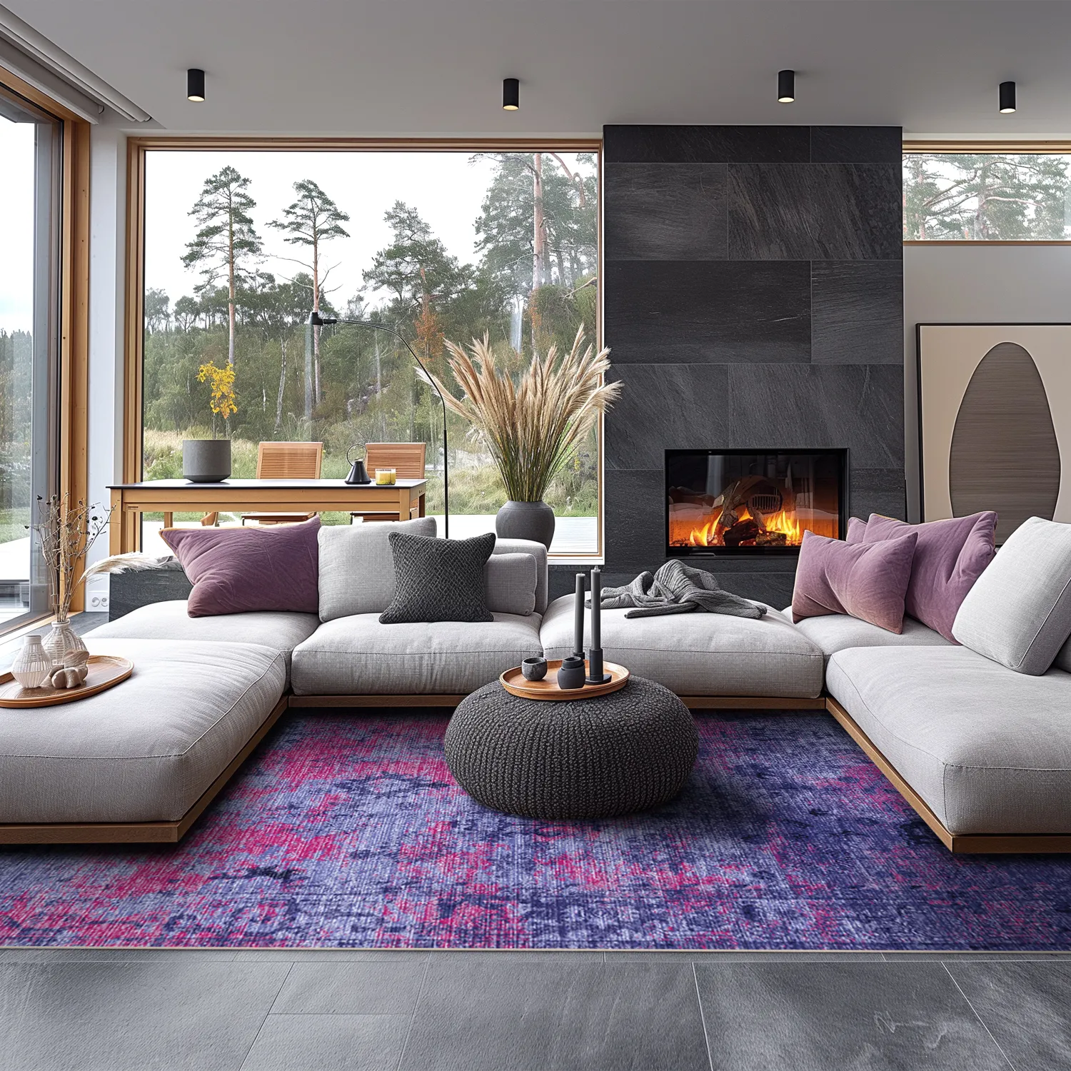 Wilton-Teppich - Violetta (violett)