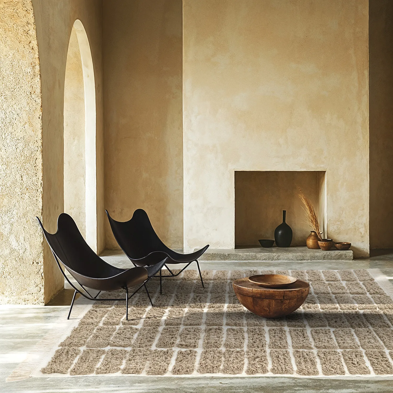 Hochflorteppiche - Zola Natural Cotton Shaggy (beige)