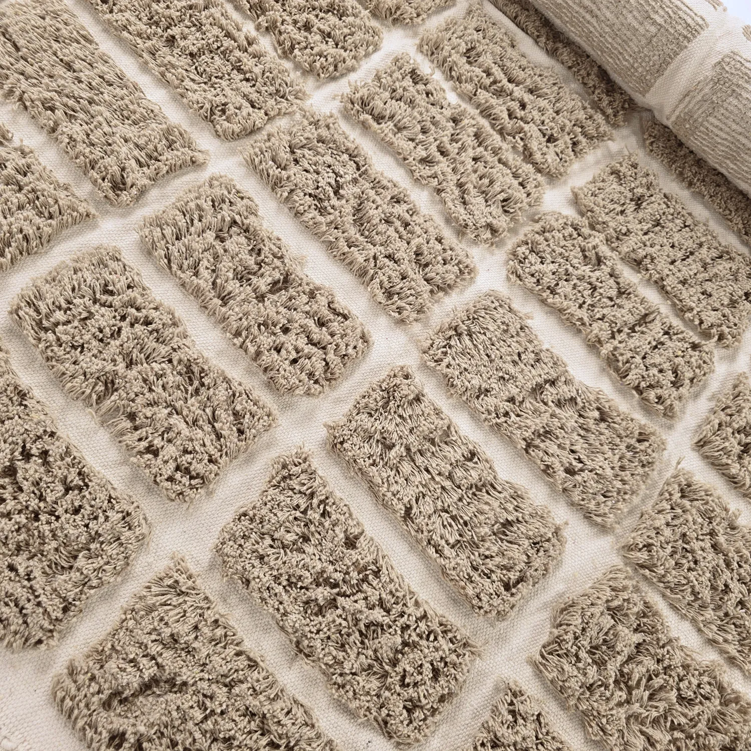 Hochflorteppiche - Zola Natural Cotton Shaggy (beige)