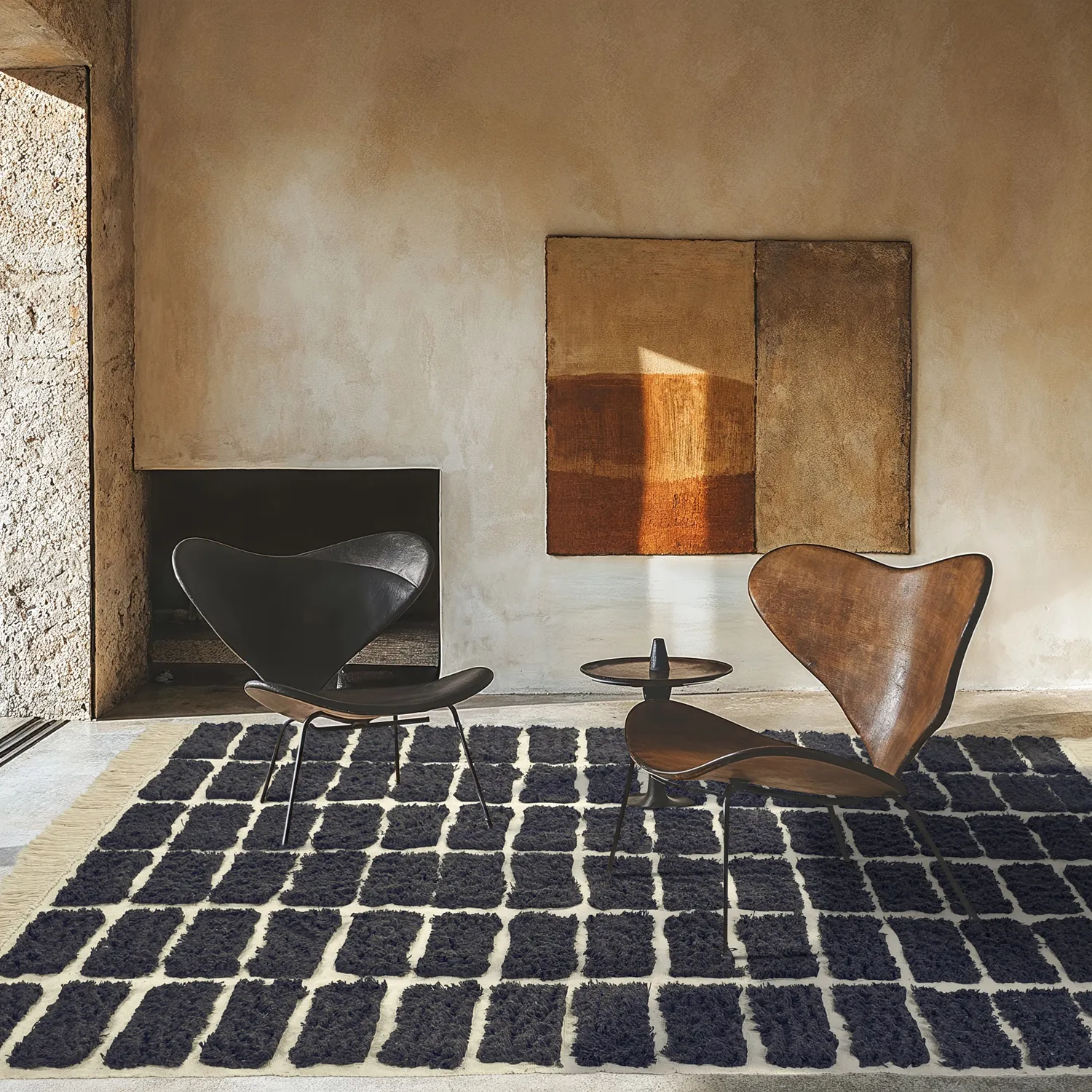 Hochflorteppiche - Zola Natural Cotton Shaggy (dunkelgrau)