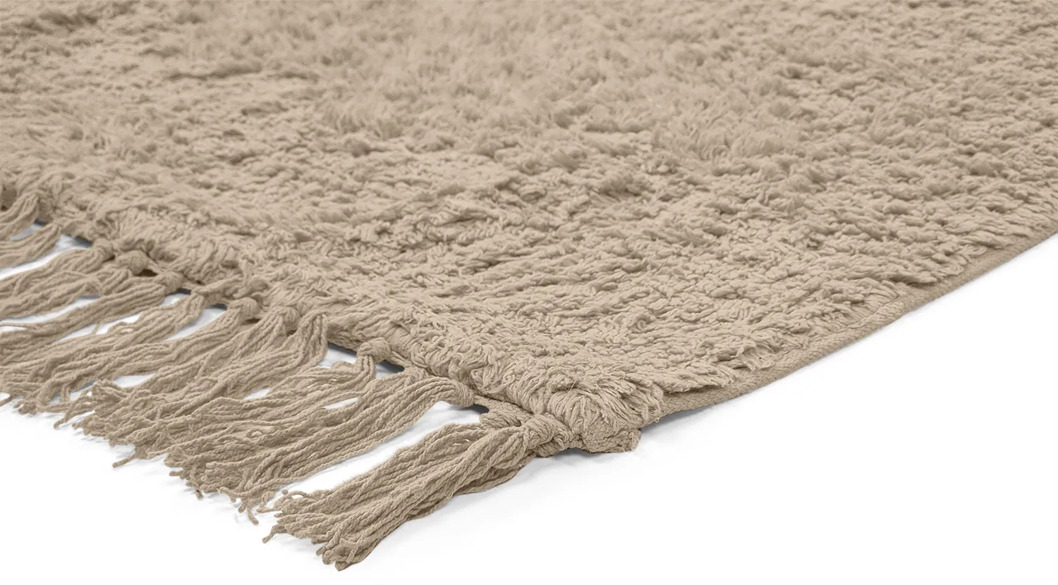 Hochflorteppiche - Alba Natural Cotton Shaggy (beige)