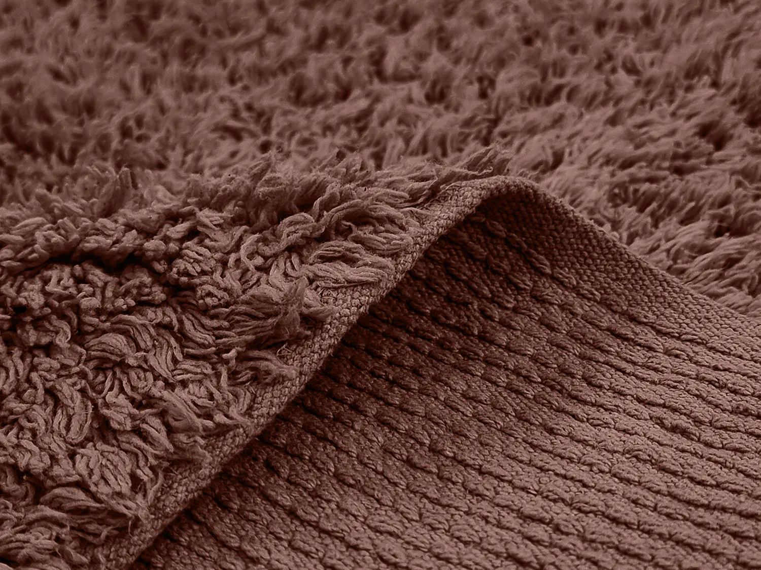 Hochflorteppiche - Alba Natural Cotton Shaggy (braun)