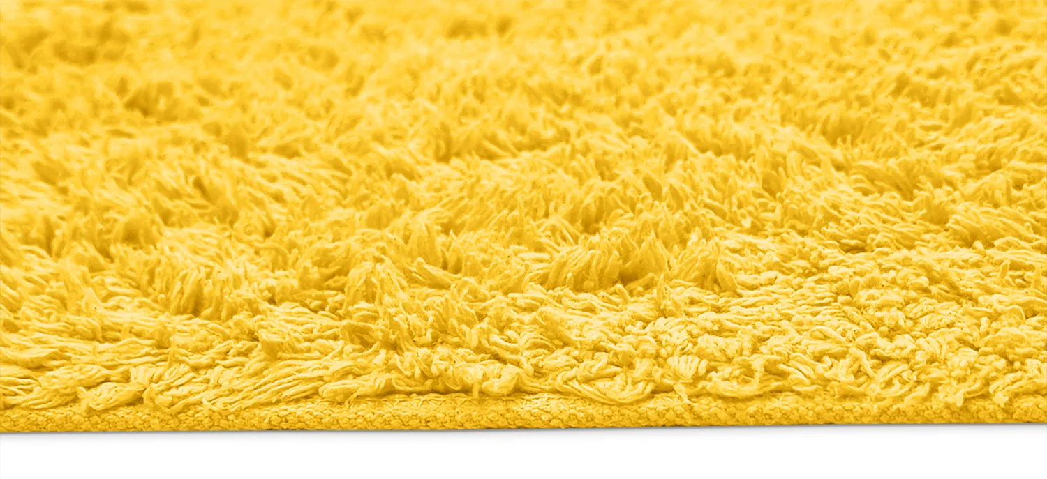 Hochflorteppiche - Alba Natural Cotton Shaggy (Gelb)