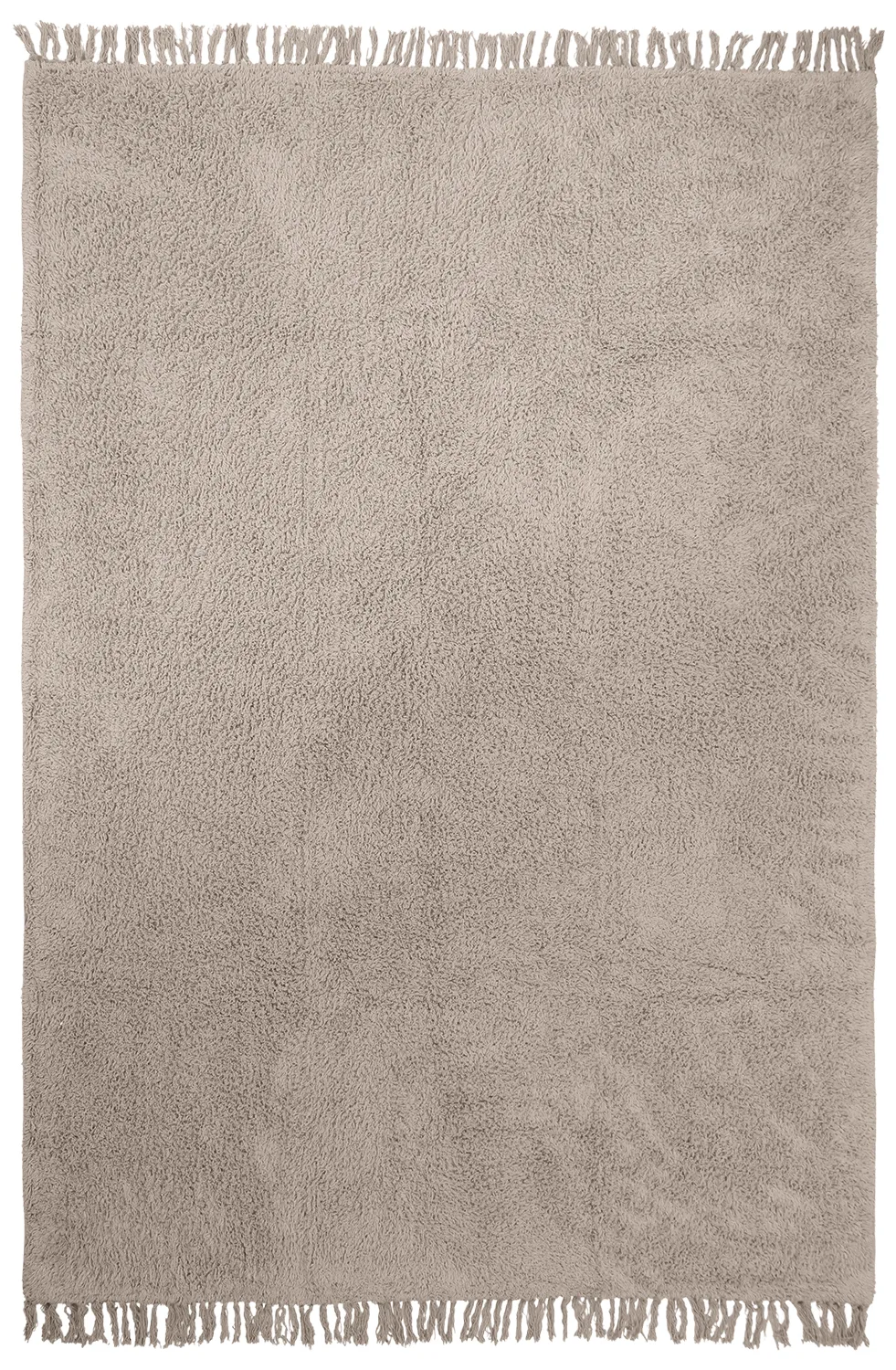 Hochflorteppiche - Alba Natural Cotton Shaggy (taupe)