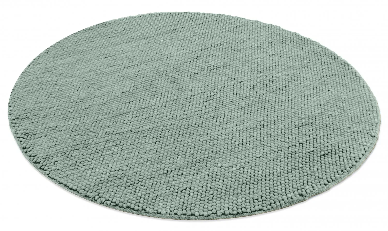 Tapis rond - Avafors Wool Bubble (vert)