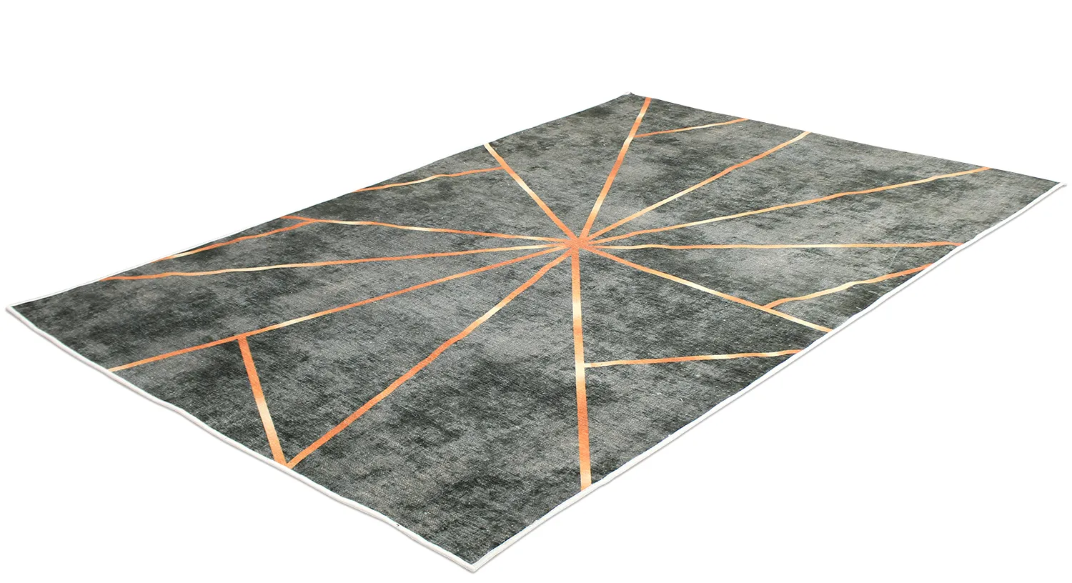 Wilton-Teppich - Bellizzi (grün/orange)