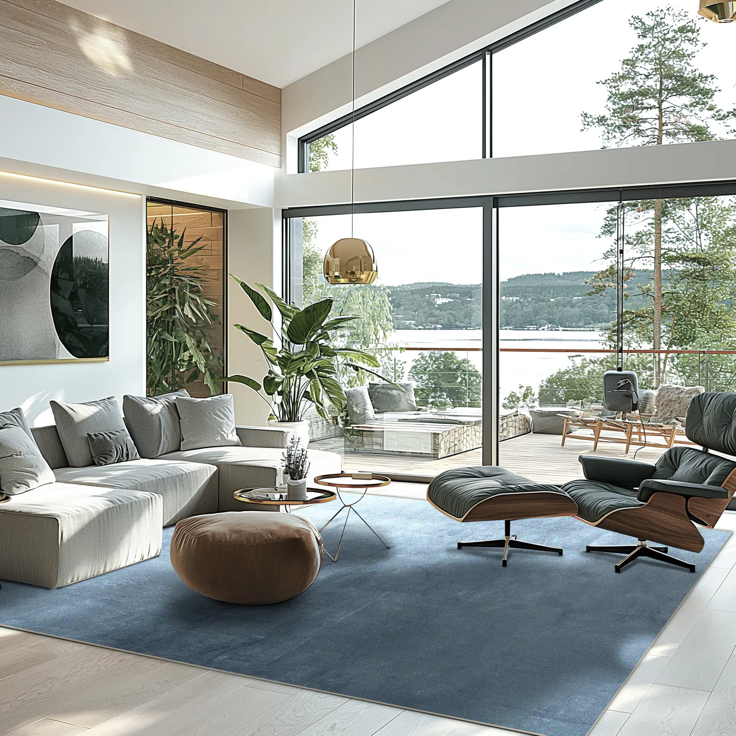 Wilton-Teppich - Artena (bläuliches grau)