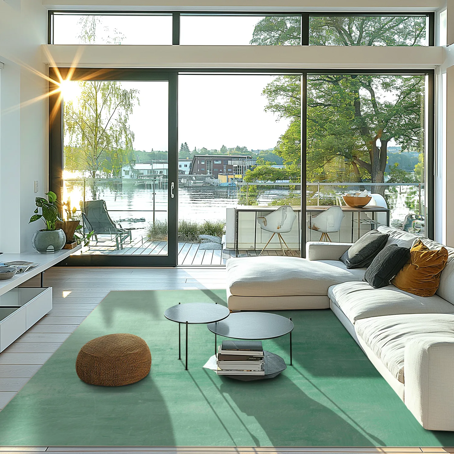 Tapis Wilton - Artena (vert clair)