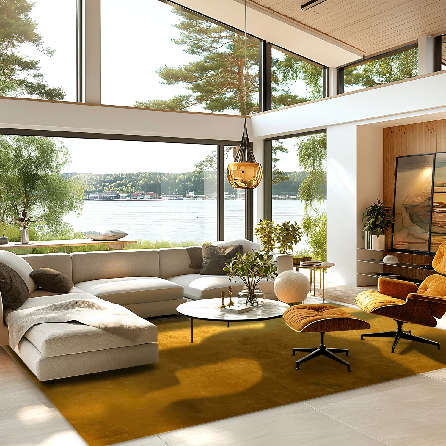 Wilton-Teppich - Artena (ocker)