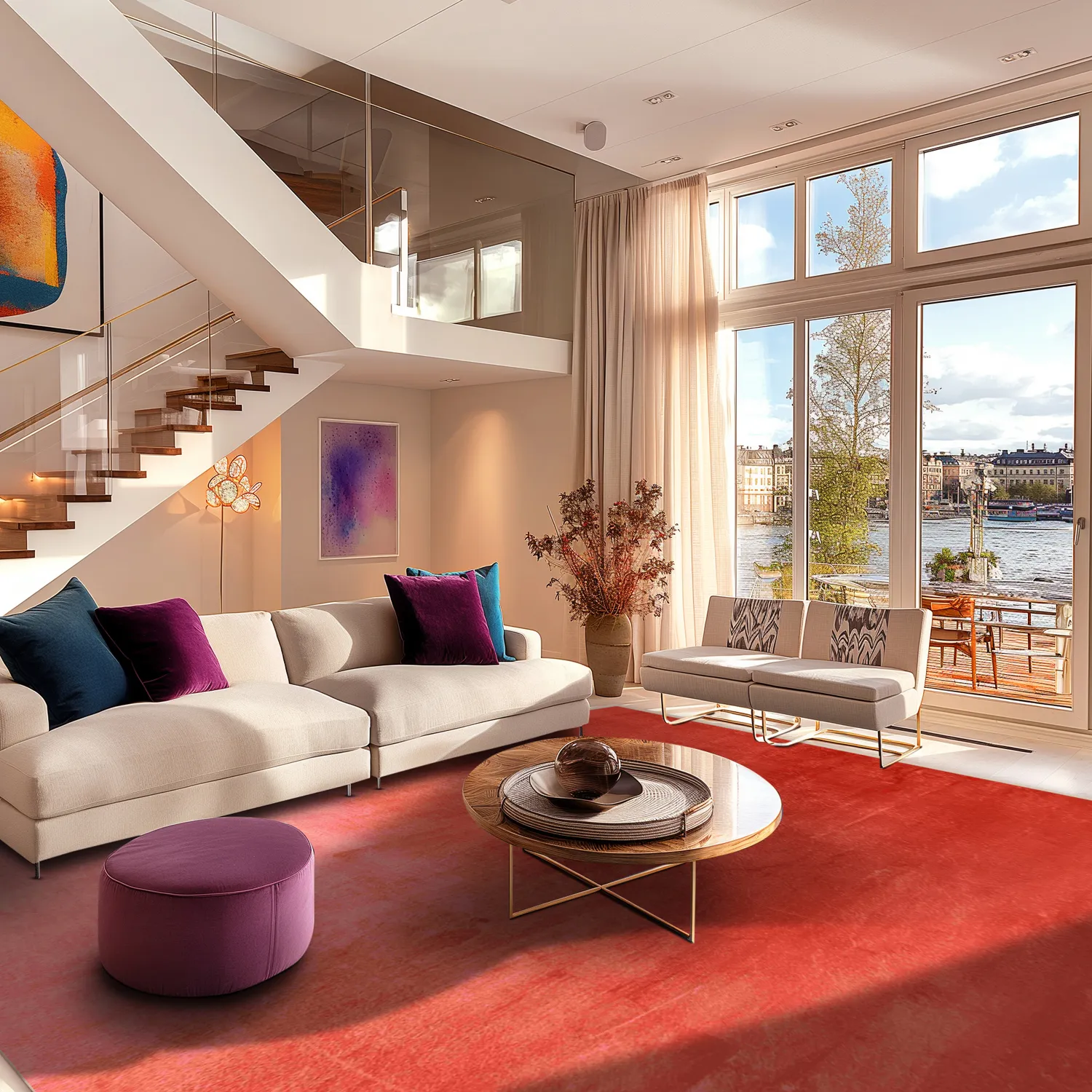 Tapis Wilton - Artena (rouge)