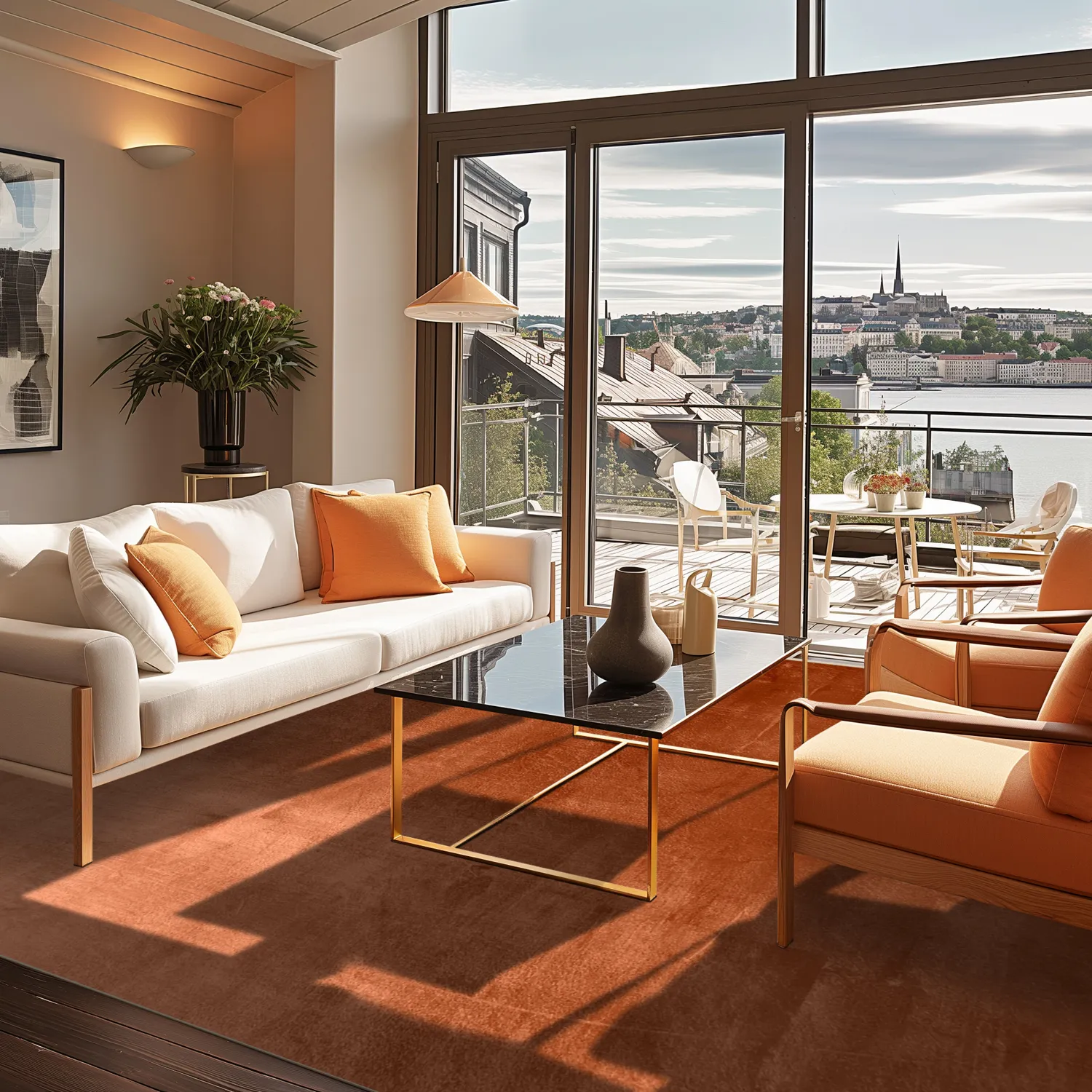 Tapis Wilton - Artena (terre cuite)