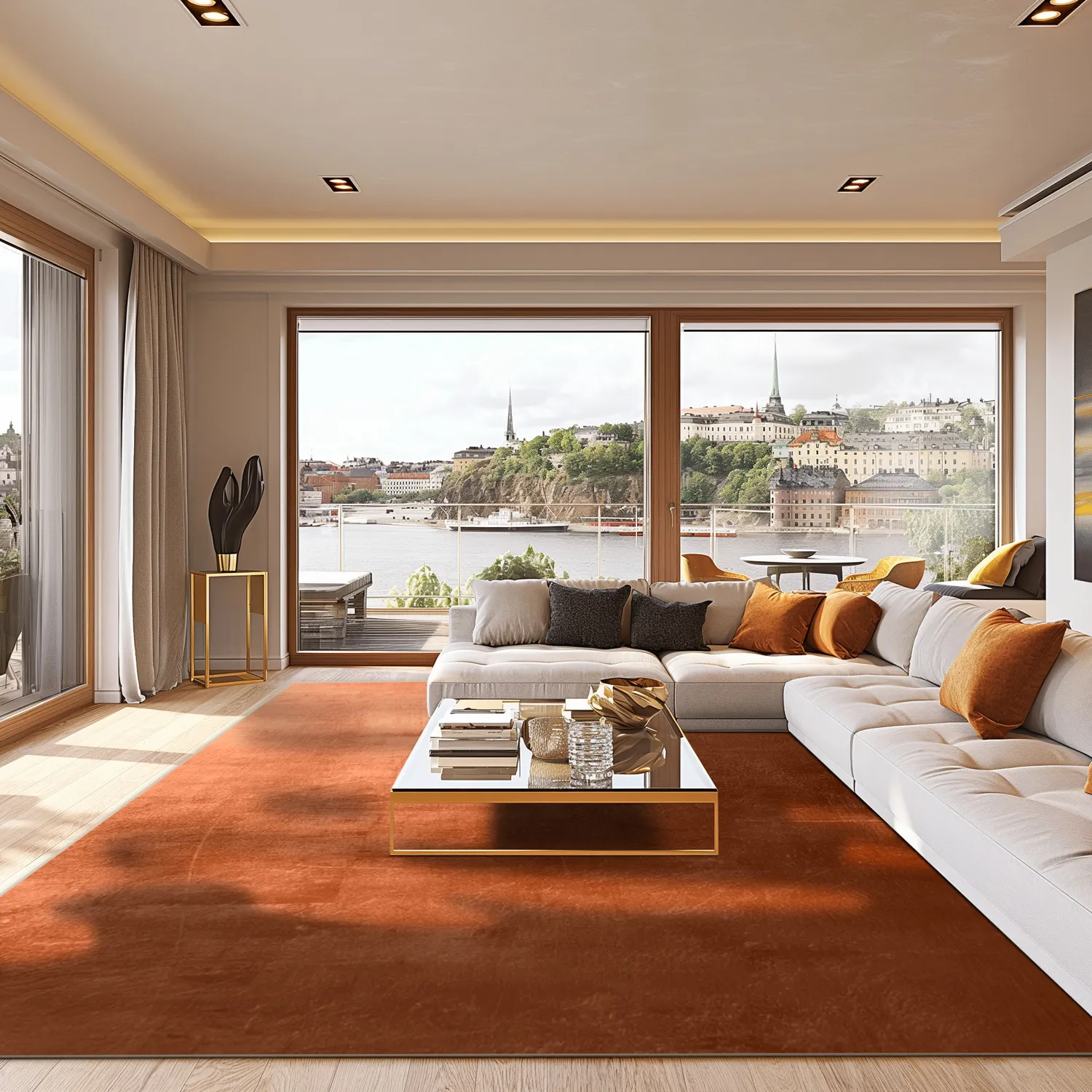 Tapis Wilton - Artena (terre cuite)