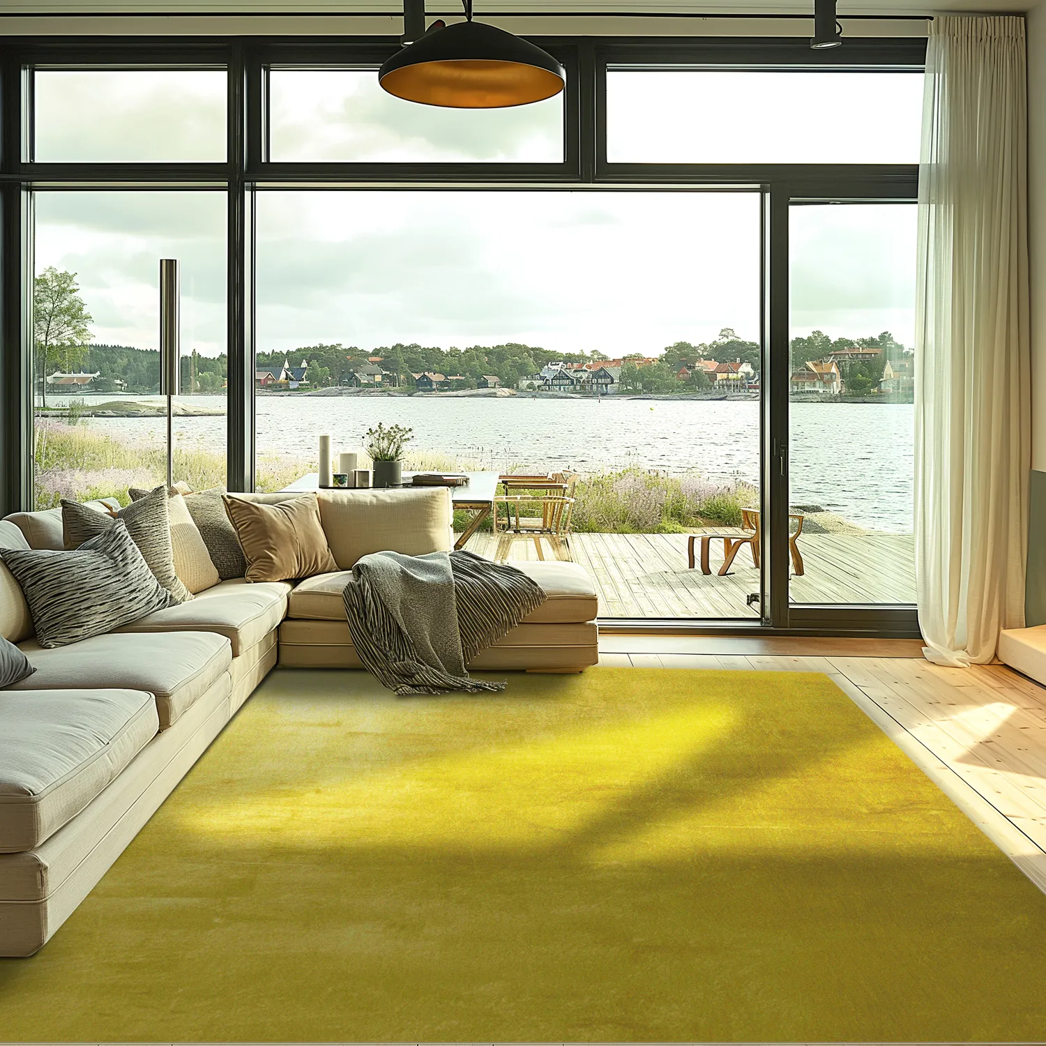 Wilton-Teppich - Artena (gelb)