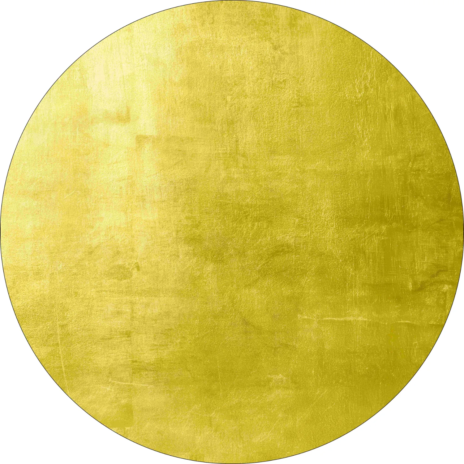 Rund Teppich - Artena (gelb)