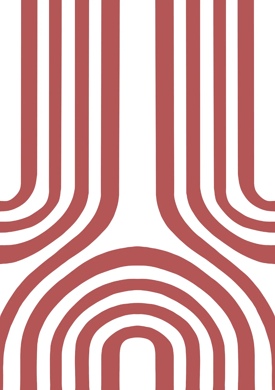 Wilton-Teppich - Obidos (rot/weiß)