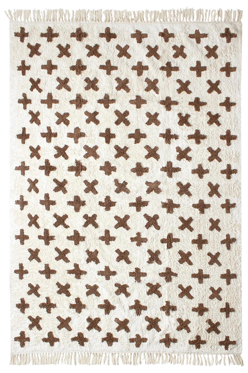 Hochflorteppiche - Chesley Natural Cotton Shaggy (beige)