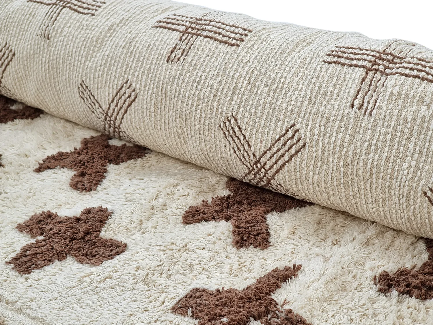 Hochflorteppiche - Chesley Natural Cotton Shaggy (beige)