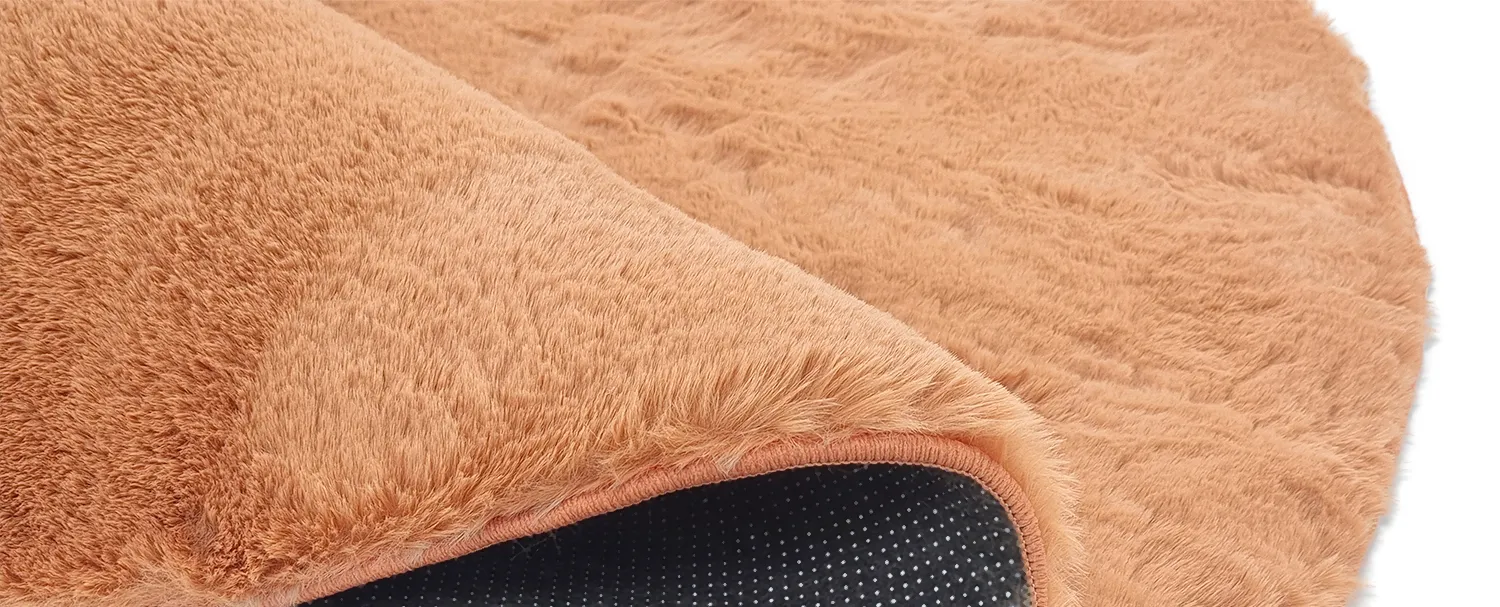 Runde Teppiche - Cloud Super Soft (terracotta)