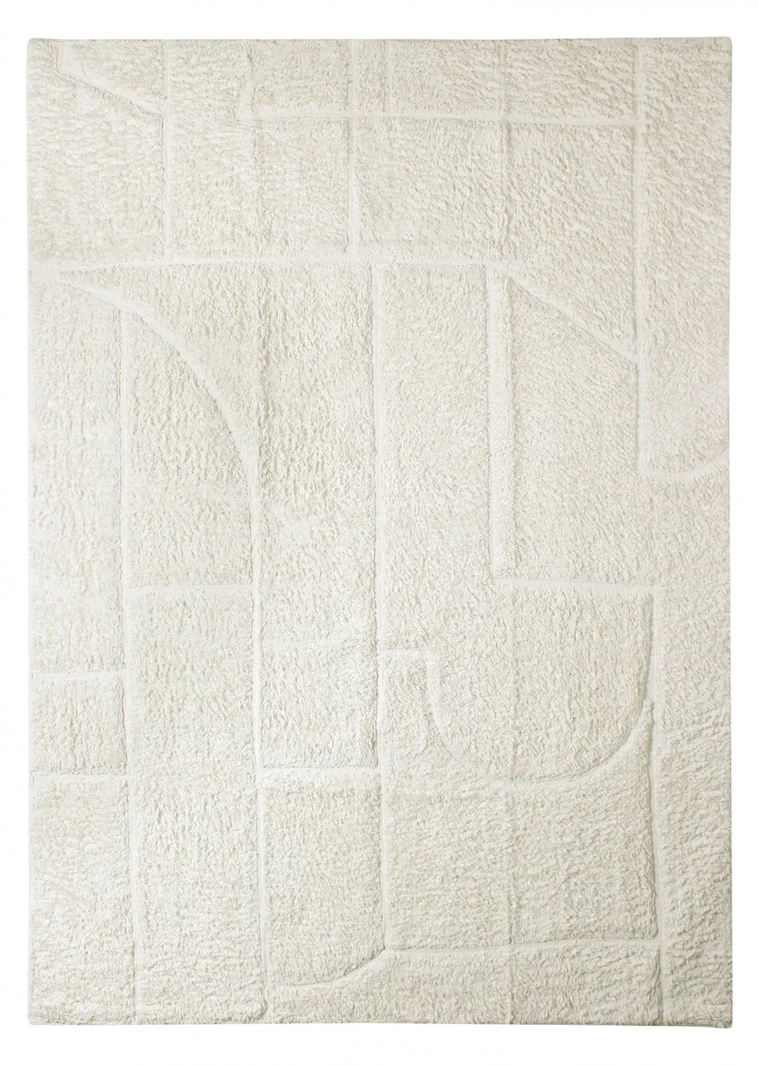 Hochflorteppiche - Cremona Natural Cotton Shaggy (offwhite)