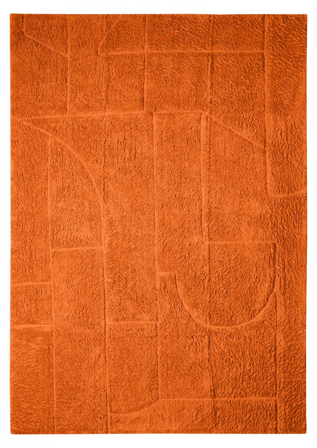 Hochflorteppiche - Cremona Natural Cotton Shaggy (orange)