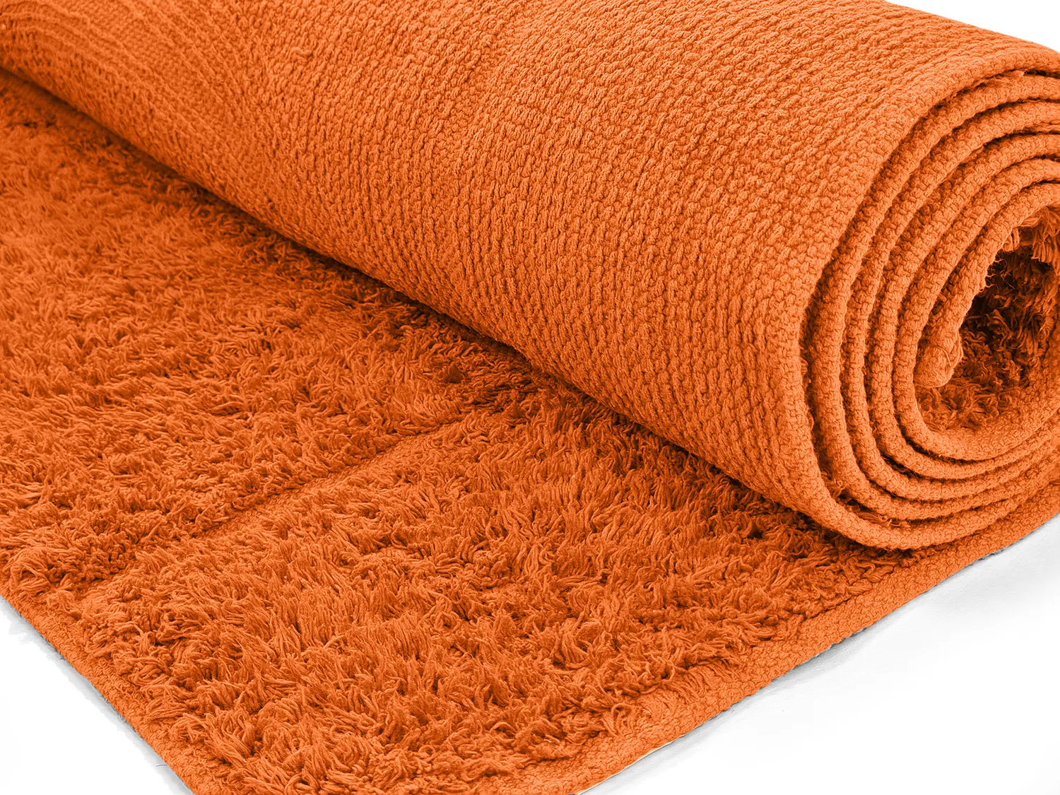 Hochflorteppiche - Cremona Natural Cotton Shaggy (orange)