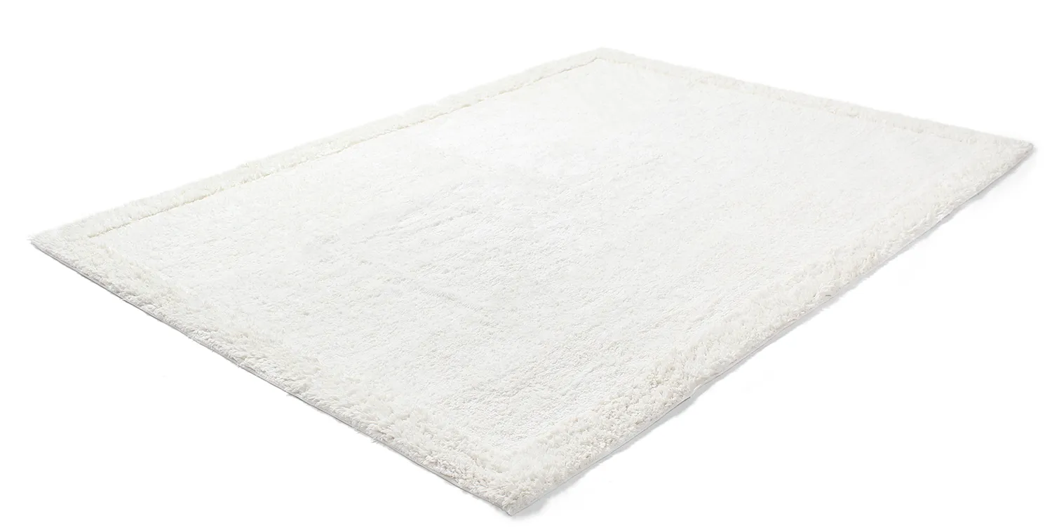 Hochflorteppiche - Ebba Natural Cotton Shaggy (offwhite)