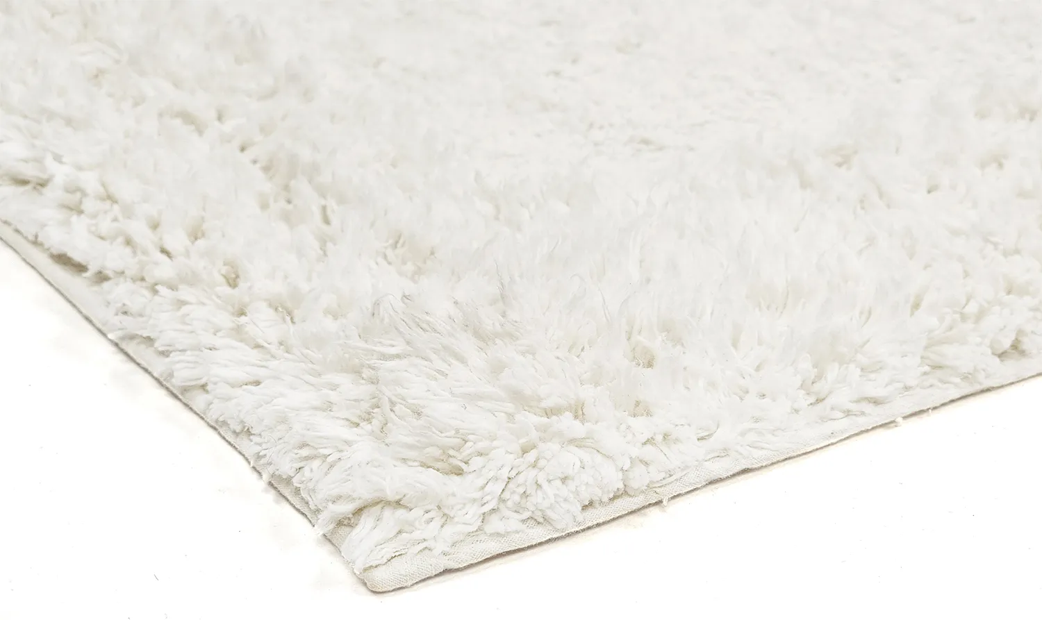 Hochflorteppiche - Ebba Natural Cotton Shaggy (offwhite)