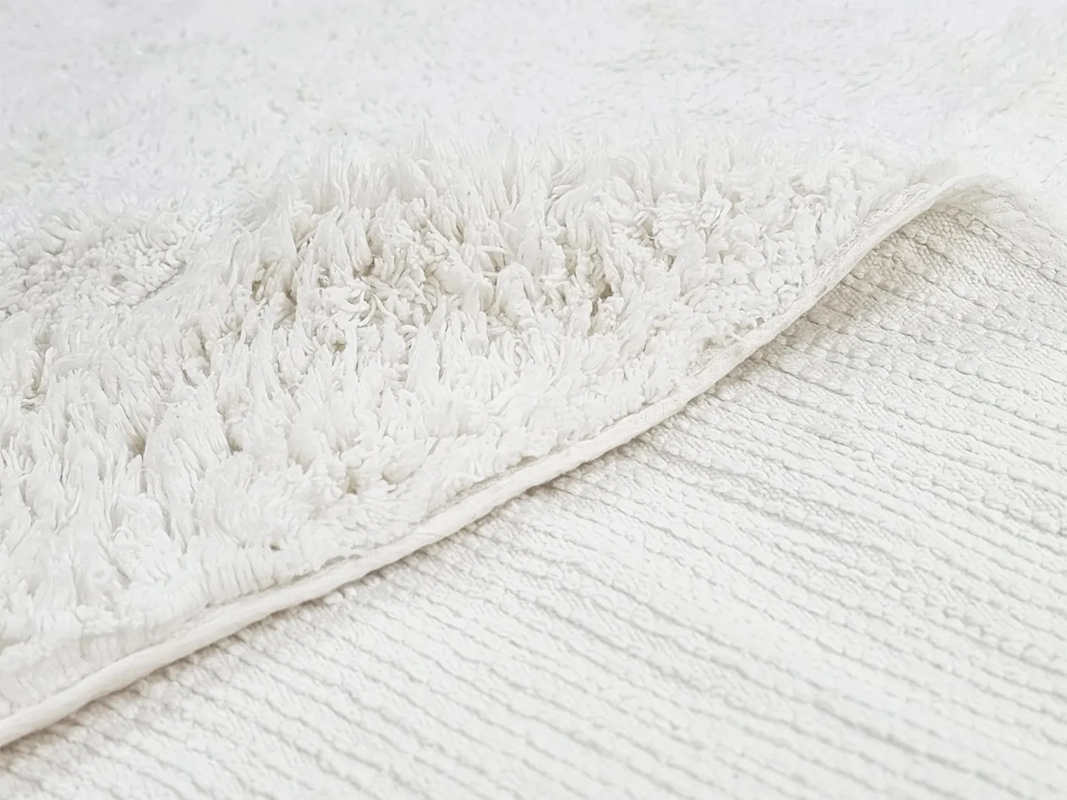 Hochflorteppiche - Ebba Natural Cotton Shaggy (offwhite)