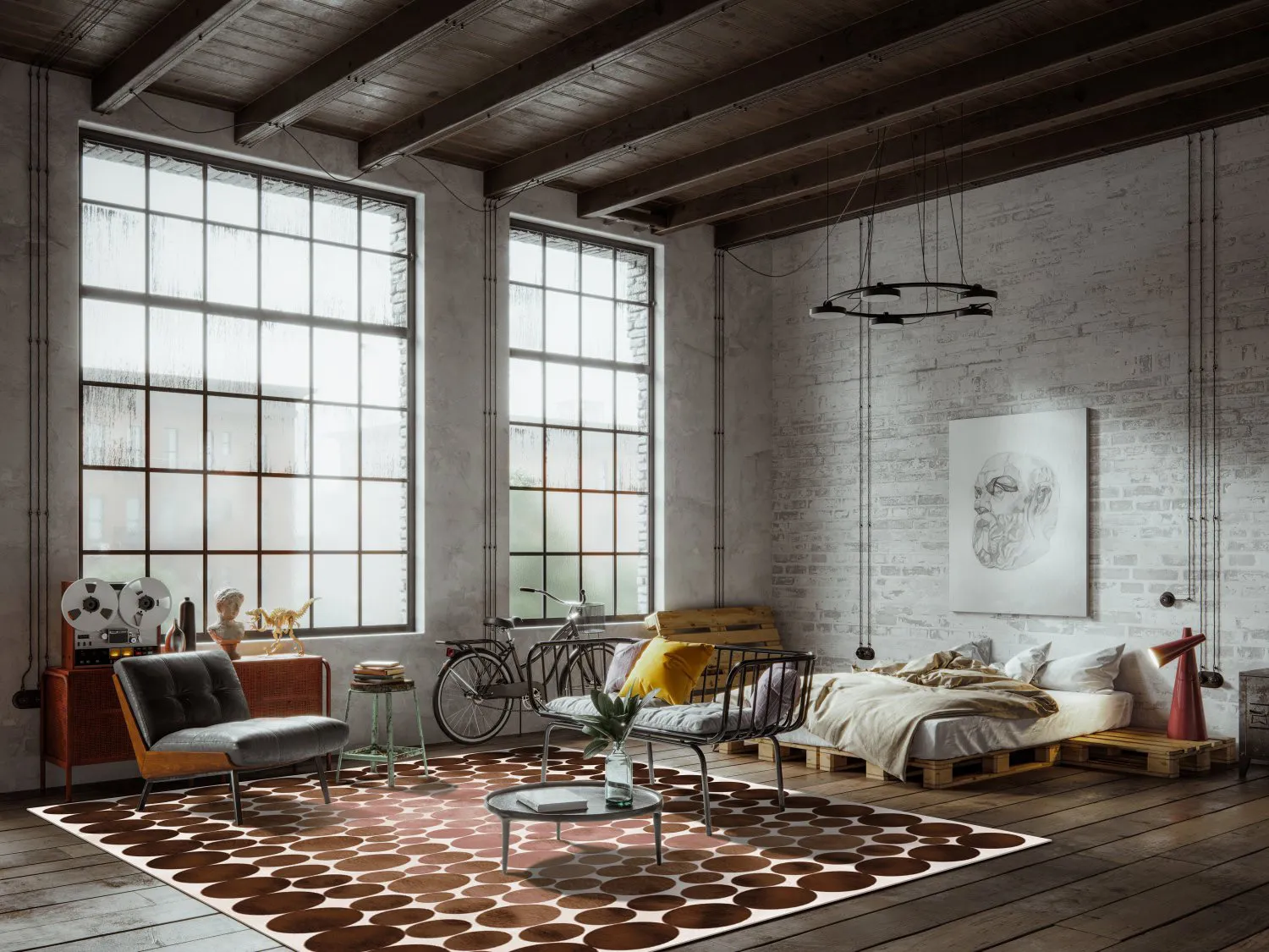 Wilton-Teppich - Marineo (braun)