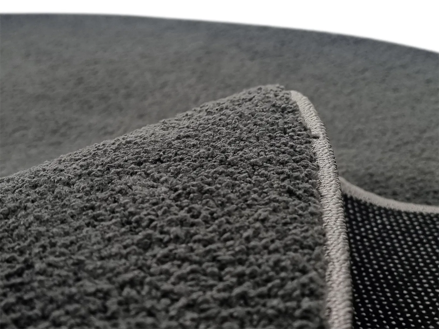 Rund Teppich - Vevila (dunkelgrau)