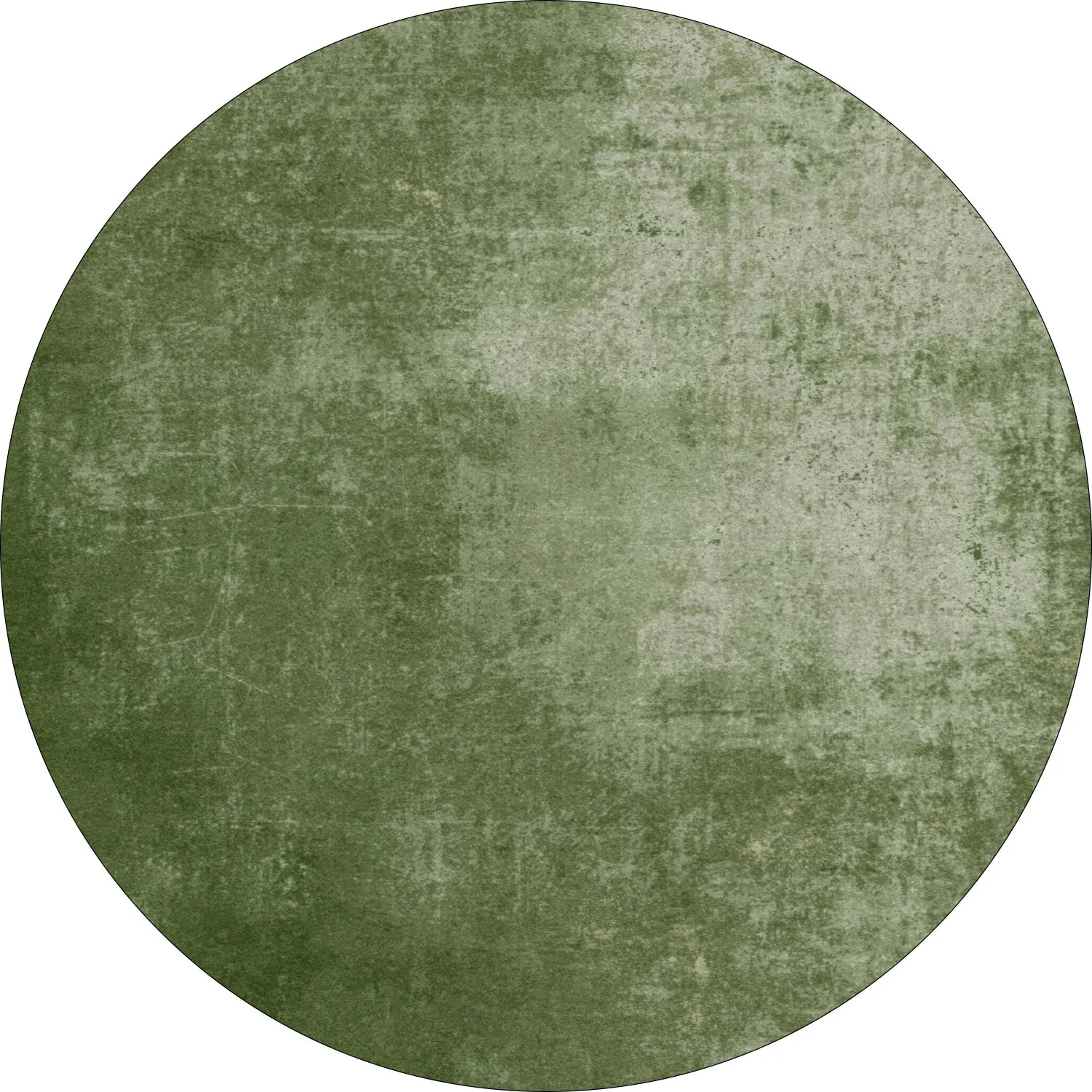 Tapis rond - Lynton (vert)