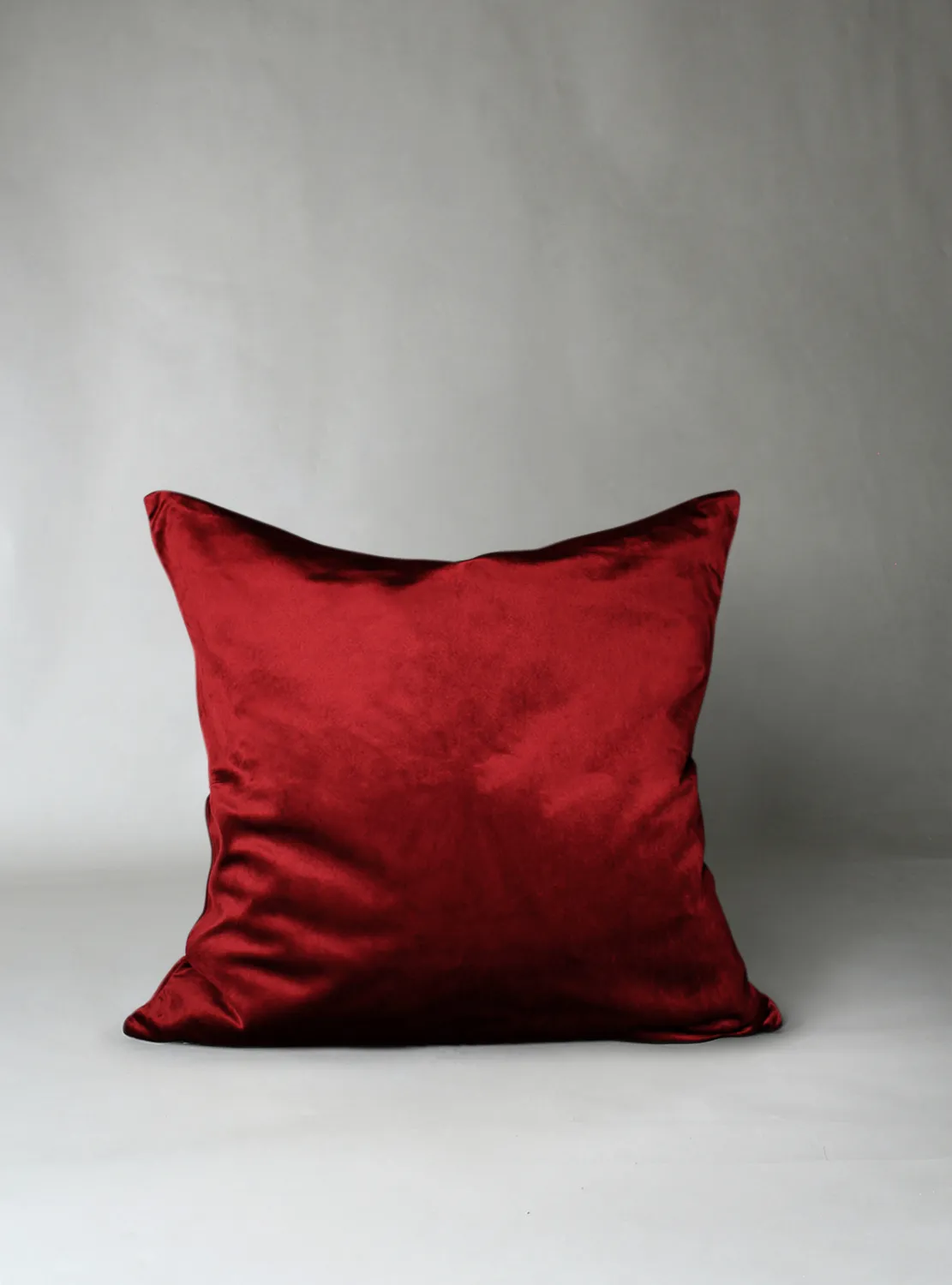 Housse de coussin Marlyn en velours (rouge)
