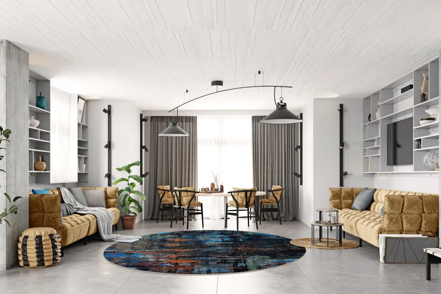 Rund Teppich - Taranto (multi)